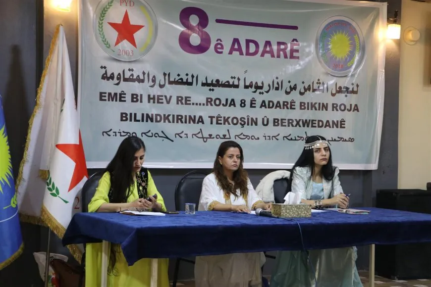 Di çalakiyên 8`ê Adarê de banga mezinkirina têkoşînê hate kirin