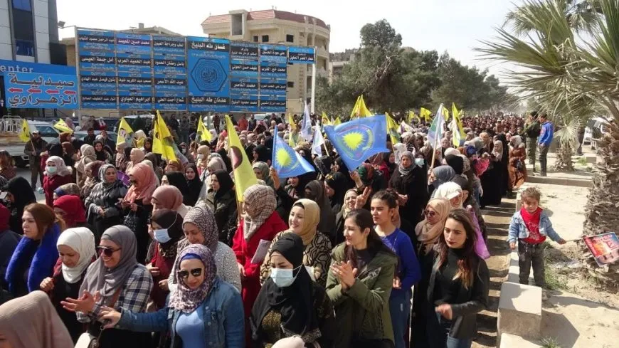 Di çalakiyên 8`ê Adarê de banga mezinkirina têkoşînê hate kirin