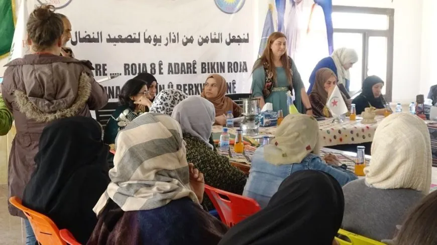 Di çalakiyên 8`ê Adarê de banga mezinkirina têkoşînê hate kirin