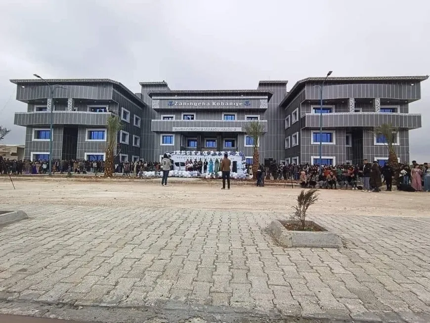 Dîmenên avahiya nû ya Zanîngeha Kobanê