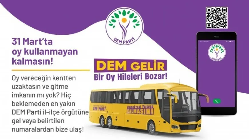 DEM Partî dê hilbijêrên bihereket bibe ser sindoqê