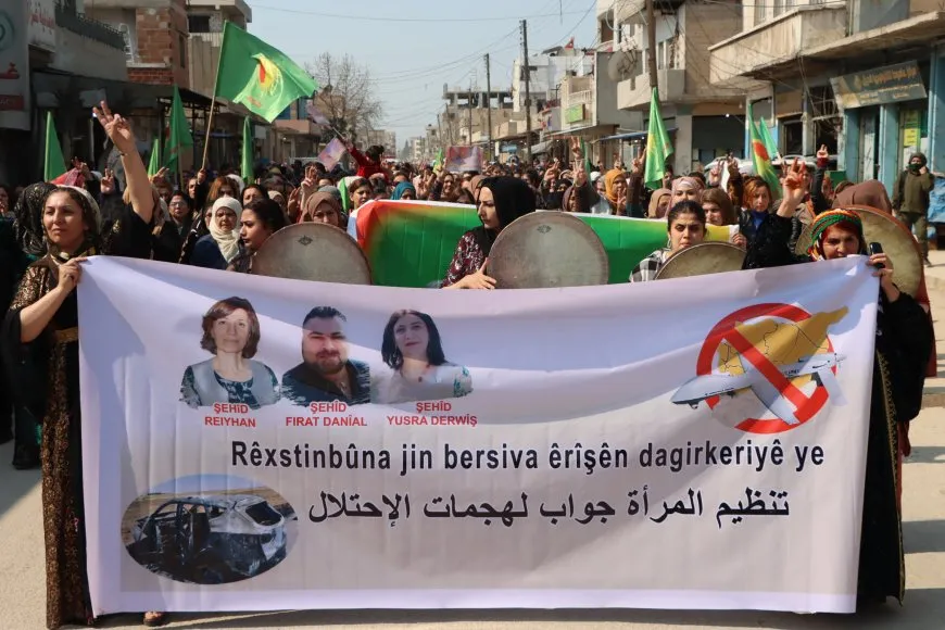 Meşa 8’ê Adarê ya li Amûdê: Birêxistinbûna jinan bersiva êrişên dagirkeriyê ye