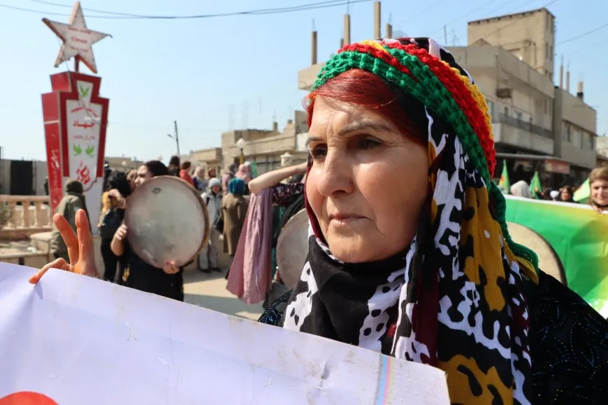 Meşa 8’ê Adarê ya li Amûdê: Birêxistinbûna jinan bersiva êrişên dagirkeriyê ye