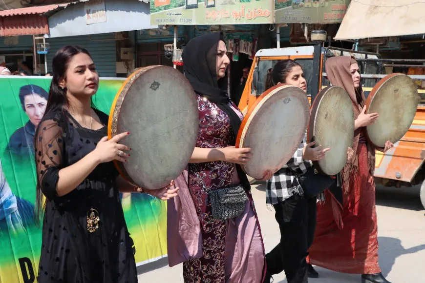 Meşa 8’ê Adarê ya li Amûdê: Birêxistinbûna jinan bersiva êrişên dagirkeriyê ye
