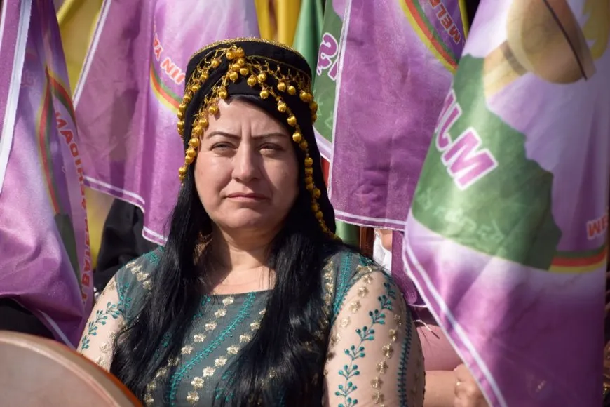 Li kantona Cizîrê bi meşan 8'ê Adarê hat pîrozkirin