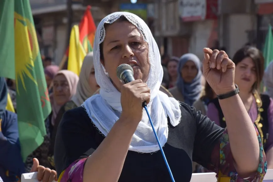 Li kantona Cizîrê bi meşan 8'ê Adarê hat pîrozkirin