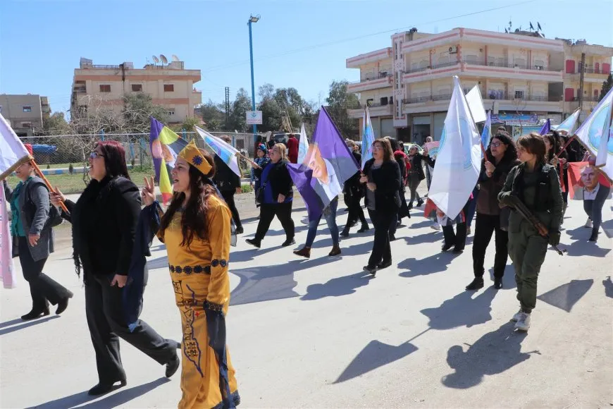 Li Bakur û Rojhilatê Sûriyeyê çalakiyên 8ˊê Adarê