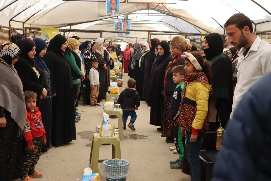 Şêniyên Qamişlo sersaxî da malbata şehîd Ferhan Hacî
