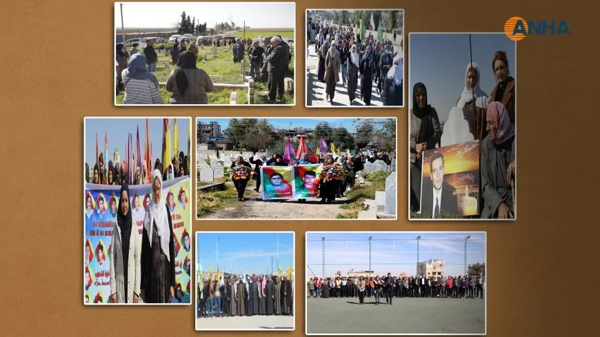 Şehîdên Serhildana Qamişloyê hatin bibîranîn