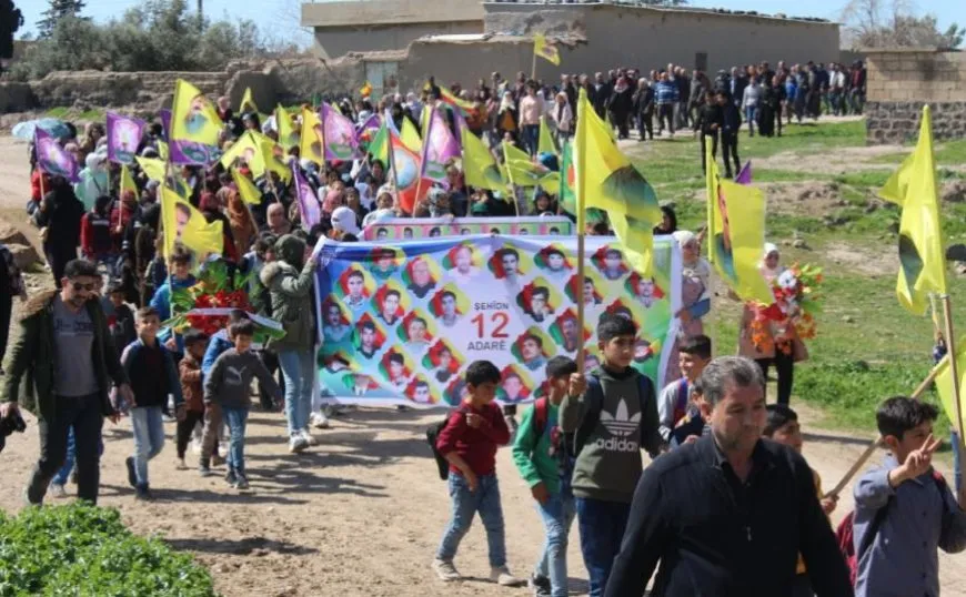 Şehîdên Serhildana Qamişloyê hatin bibîranîn