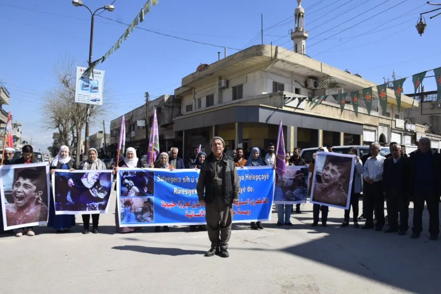 Ji bo qurbaniyên komkujiya Helebceyê jiyan 5 deqeyan rawestiya