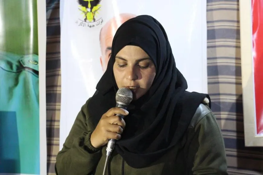 Şêniyên Minbicê sersaxî da malbata şehîd Ehmed El Kurdî