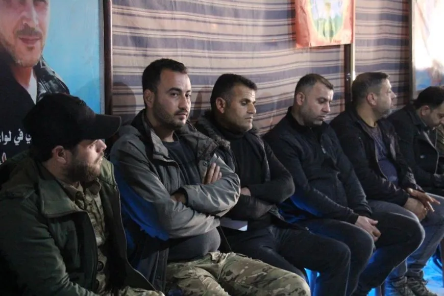 Şêniyên Minbicê sersaxî da malbata şehîd Ehmed El Kurdî
