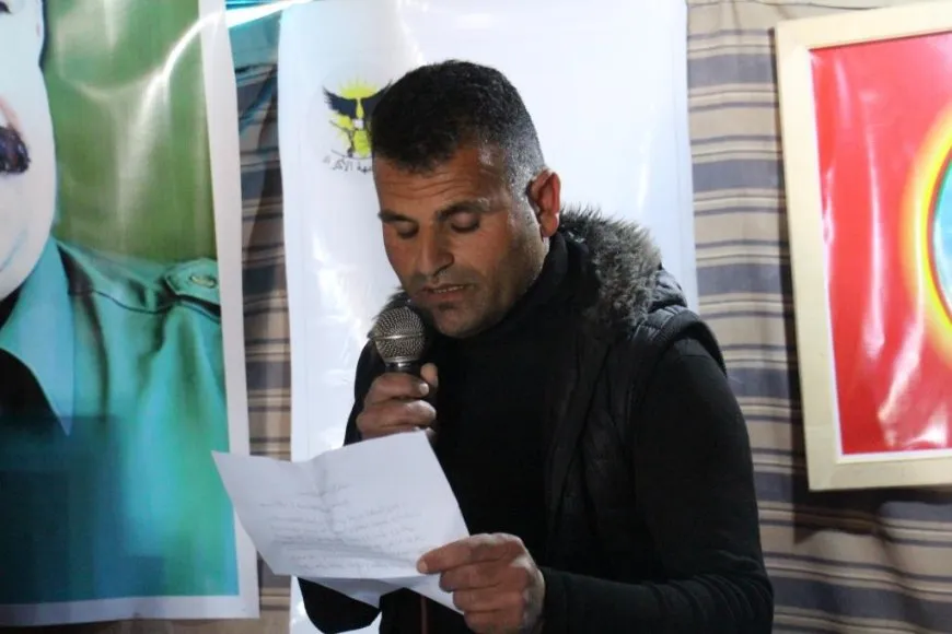 Şêniyên Minbicê sersaxî da malbata şehîd Ehmed El Kurdî