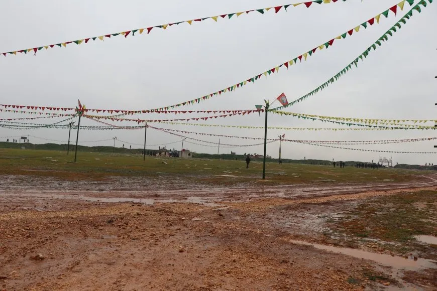 Newroza Kobanê, Şehba û Helebê ji ber barana dijwar taloq bû