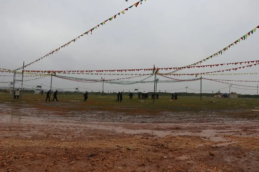 Newroza Kobanê, Şehba û Helebê ji ber barana dijwar taloq bû