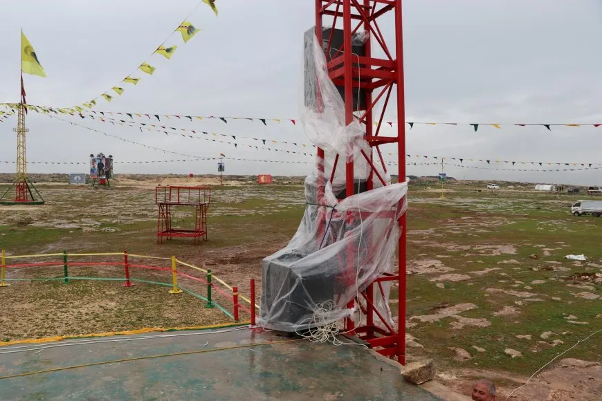 Newroza Kobanê, Şehba û Helebê ji ber barana dijwar taloq bû