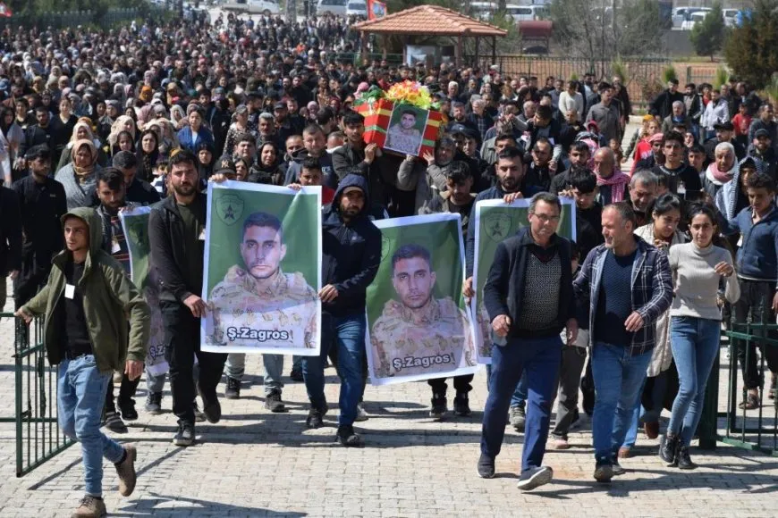 Şehîd Zagros bi merasîmekê hat oxirkirin
