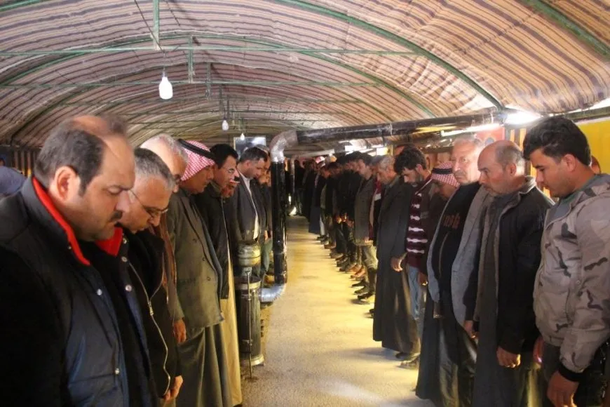 Xelkê Minbicê sersaxî da malbata şehîd Mihemed El Casim