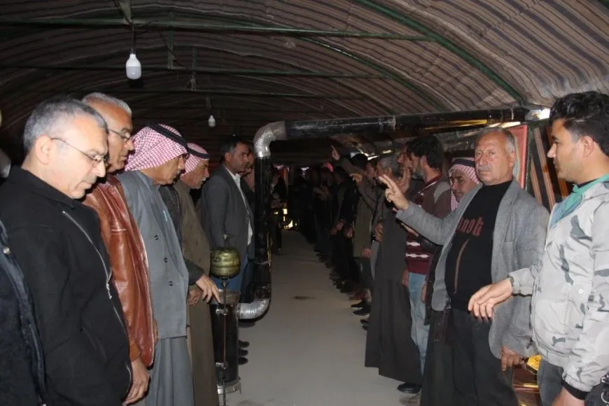Xelkê Minbicê sersaxî da malbata şehîd Mihemed El Casim
