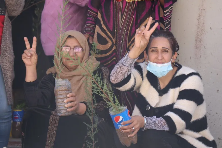 Li Qamişloyê bi boneya 4`ê Nîsanê dar hatin çandin