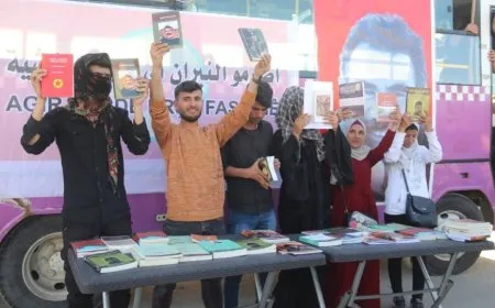 Li Reqayê pirtûkxaneya gerok a pirtûkên Rêber Abdullah Ocalan