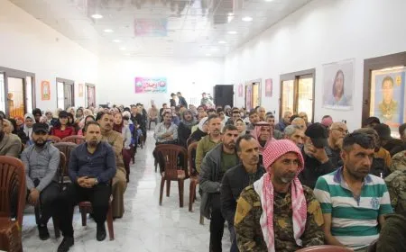 Şêniyên Minbicê şehîd Ezîz Ereb bîr anî