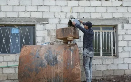 Ji zibilê çêlan gaza mala xwe hildiberîne