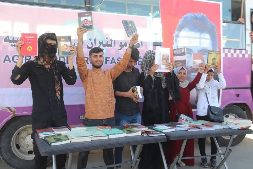 Li Reqayê pirtûkxaneya gerok a pirtûkên Rêber Abdullah Ocalan
