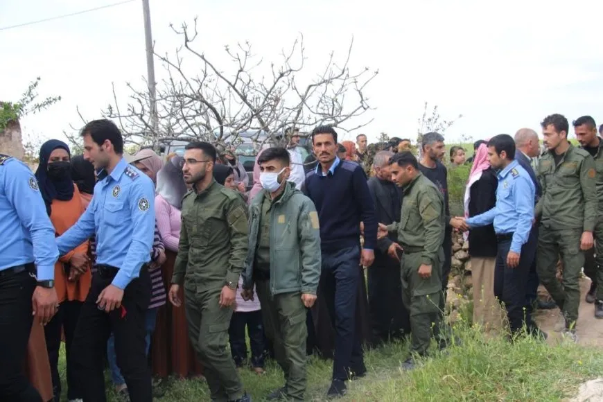 Ji bo şehîd Ehmed Ferec û Essaf El Îsa merasîma sersaxiyê