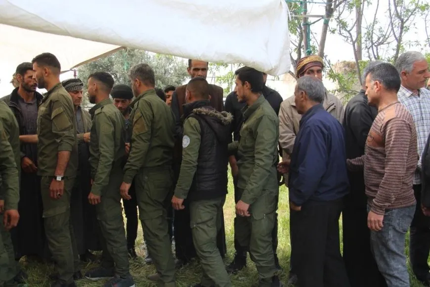 Ji bo şehîd Ehmed Ferec û Essaf El Îsa merasîma sersaxiyê