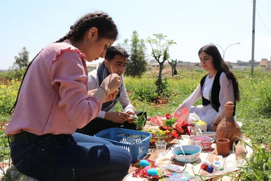 Êzidî amadekariyên Çarşema Sor dikin