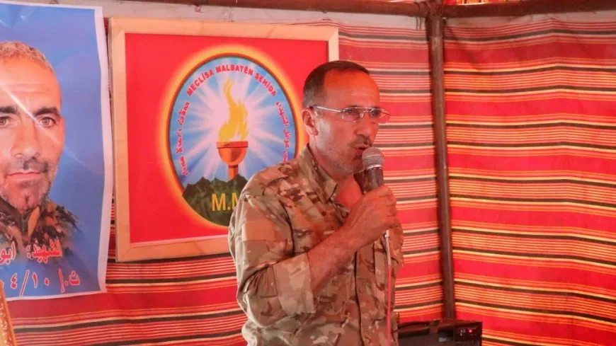 Xelkê Minbicê sersaxî da malbata şehîd Hisên El Îbrahîm