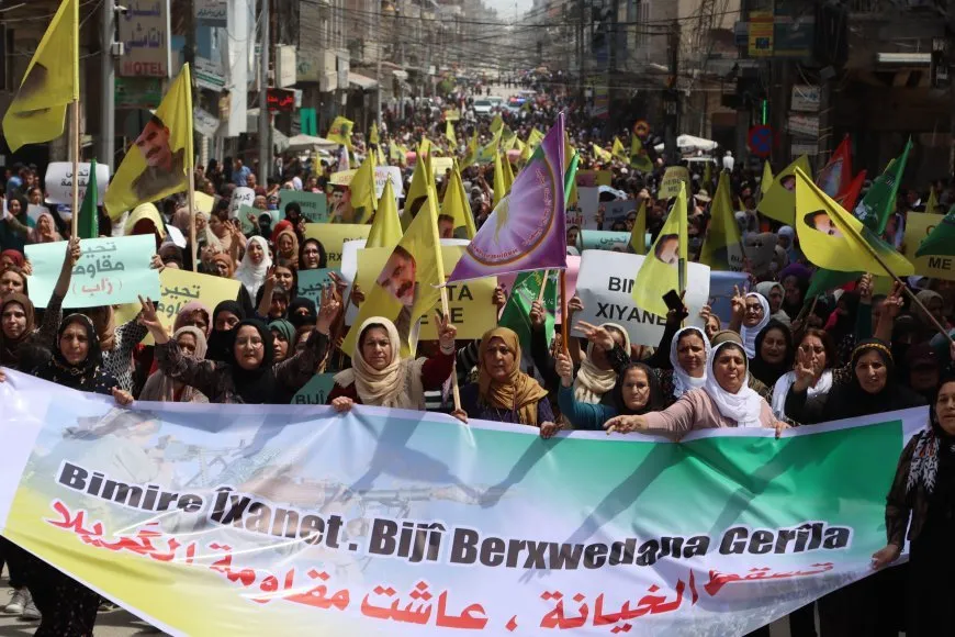 Ji bo destekdayîna gerîla xelkê herêmê daket qadan