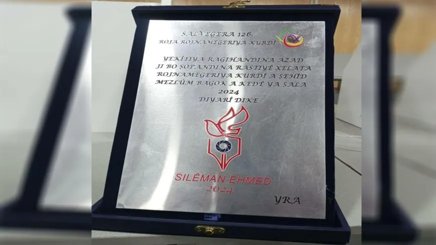 Xelata keda rojnamevaniyê dan Silêman Ehmed
