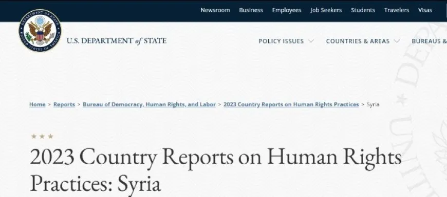 Wezareta Karên Derve ya DYA’yê têkildarî sûcên li bakurê Sûriyeyê raporek weşand
