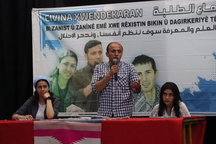 Xwendekarên zanîngeh û dibistanên amadehiyê xwe bi rêxistin dikin