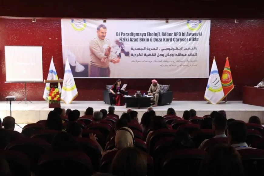 Di konferansê de ezmûnên têkoşîna ekolojî hatin vegotin