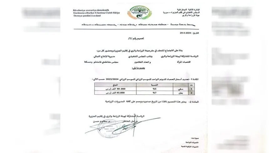 Bihayê çinînê li Cizîrê diyar bû