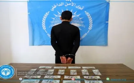 Li Tebqayê bazirganekî pereyên sexte hate girtin