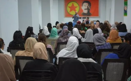 PYD`ê  rewşa siyasî ji xelkê Tirbespiyê re şîrove kir