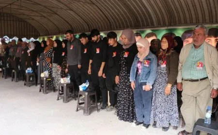 Li Helebê ji bo şehîd Merwan Zirvan merasîma xiyabî li dar ket