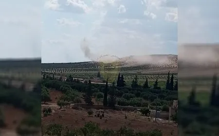 Artêşa Tirk gundekî Minbicê topbaran dike