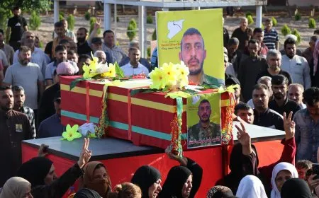 Xelkê Qamişlo şehîd Basil El Hiso oxir kir