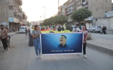 Ciwanên Reqayê tecrîda li ser Rêber Abdullah Ocalan şermezar kir