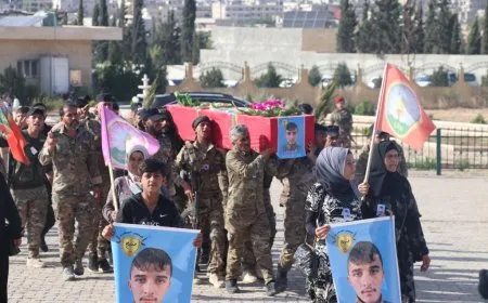 Şehîd Şerîf El Şerîf li Minbicê hat veşartin