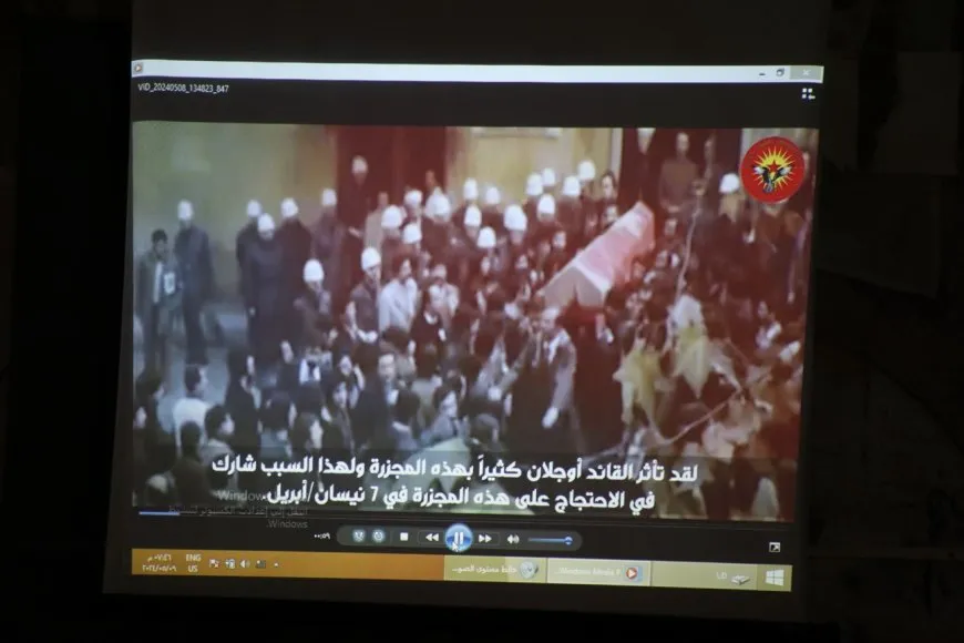 Li Helebê têkildarî têkoşîna Rêber Abdullah Ocalan sînevîzyon