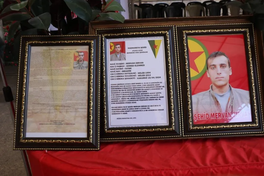 Li Helebê ji bo şehîd Merwan Zirvan merasîma xiyabî li dar ket