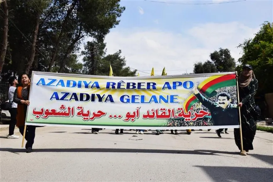 Ji bo azadiya fîzîkî ya Rêber Abdullah Ocalan meşek li dar ket