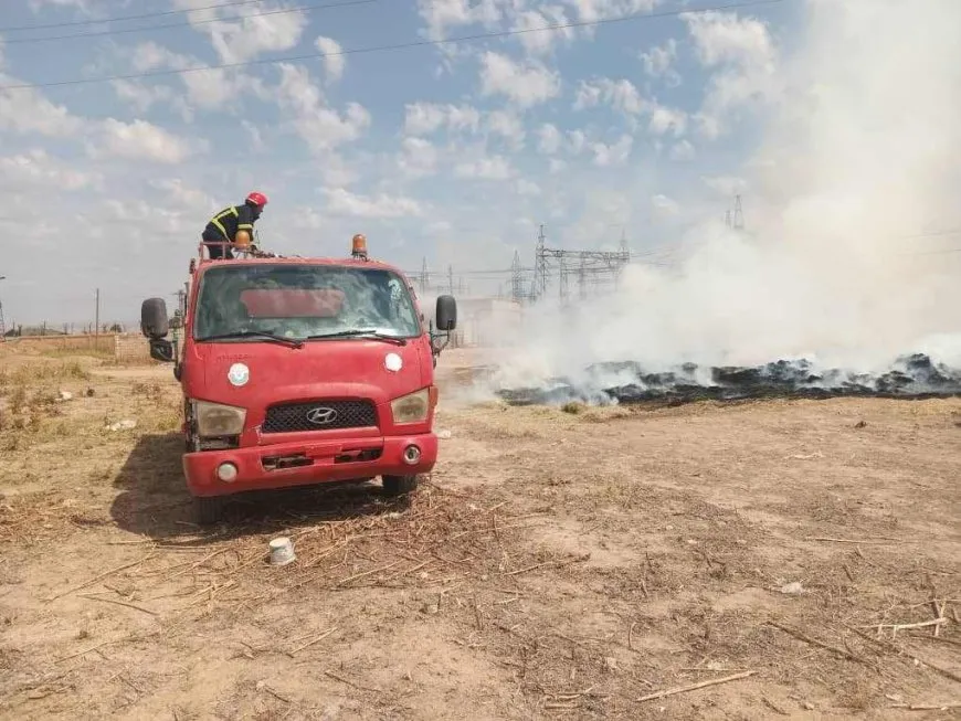 Las Unidades de Defensa Civil logran controlar el incendio en Amudê